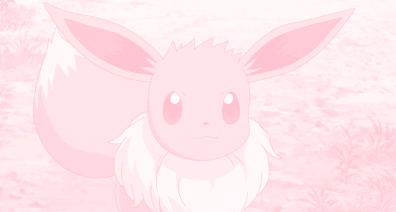 pastel pink eevee gif